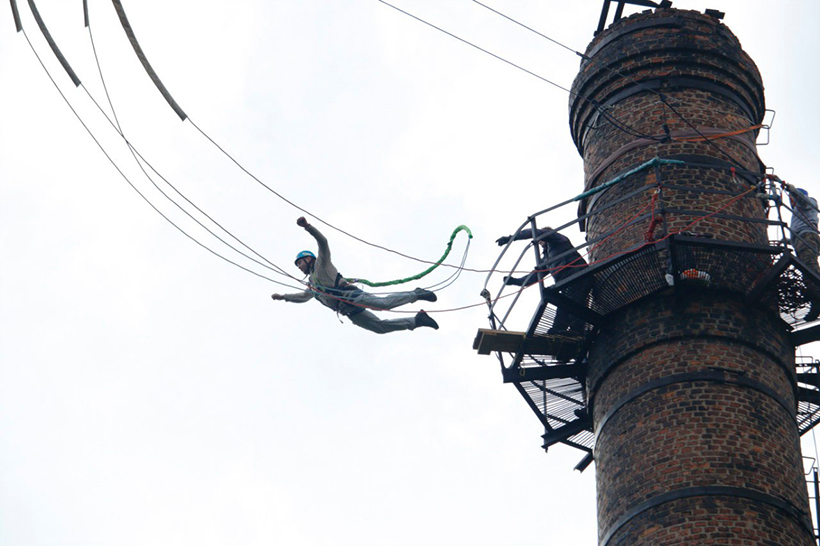 Прыжок с тарзанки с большой высоты6