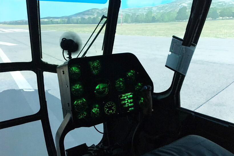 Полёт на симуляторе вертолета МИ-84 Полёт на симуляторе вертолета МИ-84