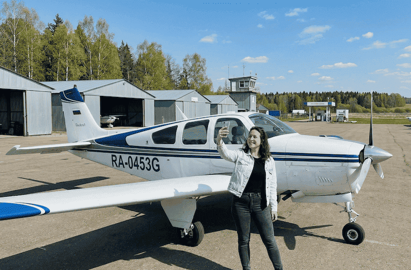 Полет на самолете Beechcraft с мк 