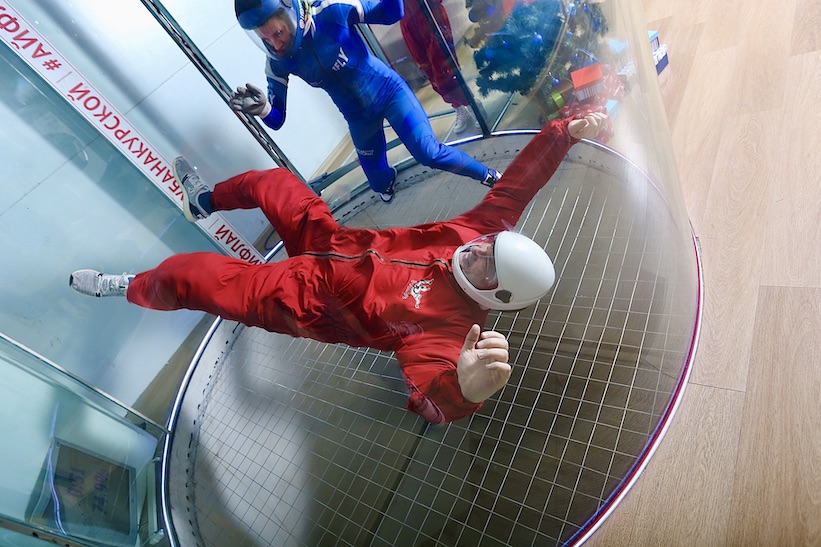Полёт в аэротрубе в Москве1