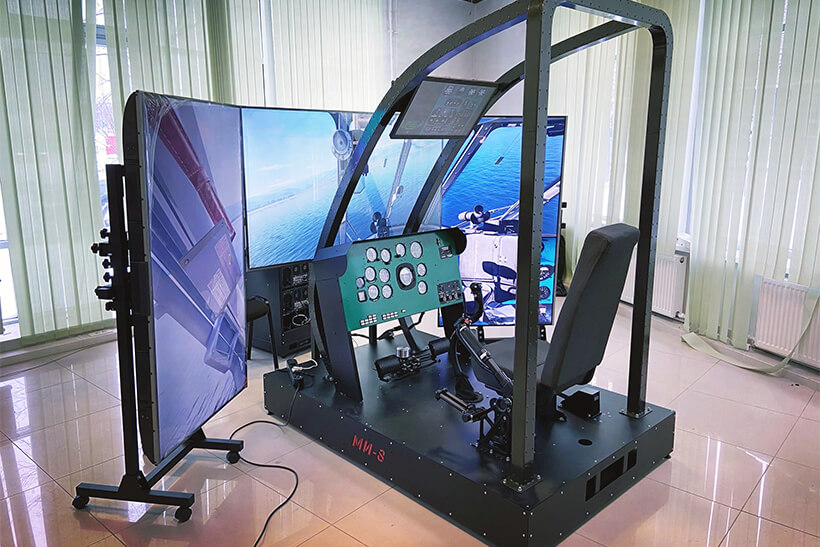 Полёт на симуляторе вертолета МИ-81 Полёт на симуляторе вертолета МИ-81