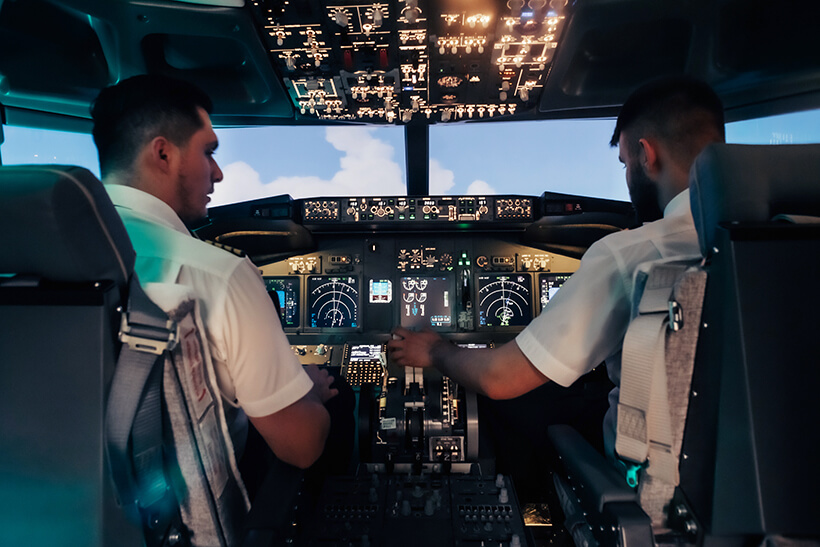 Полёт на авиасимуляторе Boeing 7373