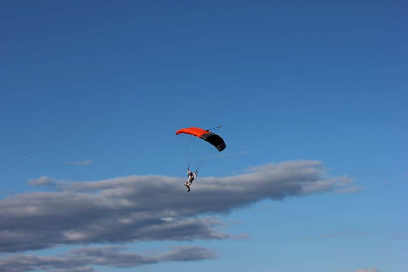 Самостоятельный прыжок с парашютом с 800 метров3