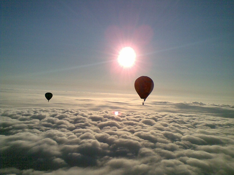 фото полет на воздушном шаре над Москвой
