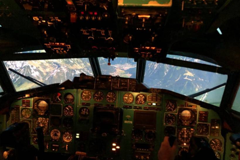 Полёт на авиатренажёре самолёта ТУ-154
1