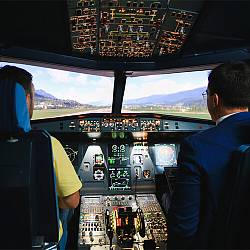 Комбо Боинг 737 + Аэрбас A320: полет на авиатренажерах (45+45 мин., до 4 чел.)